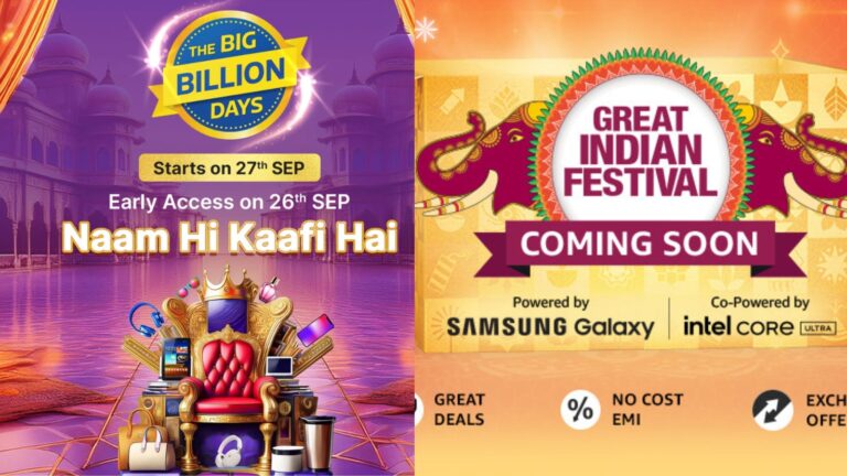 Festive Shopping Extravaganza: Flipkart’s Big Billion Days & Amazon’s Great Indian Festival Return