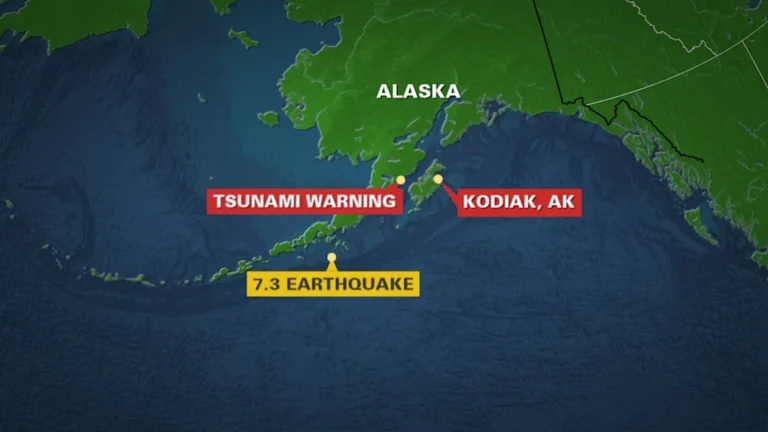 Devastating Tsunami Strikes Alaska Coastline: Communities Reeling from Aftermath