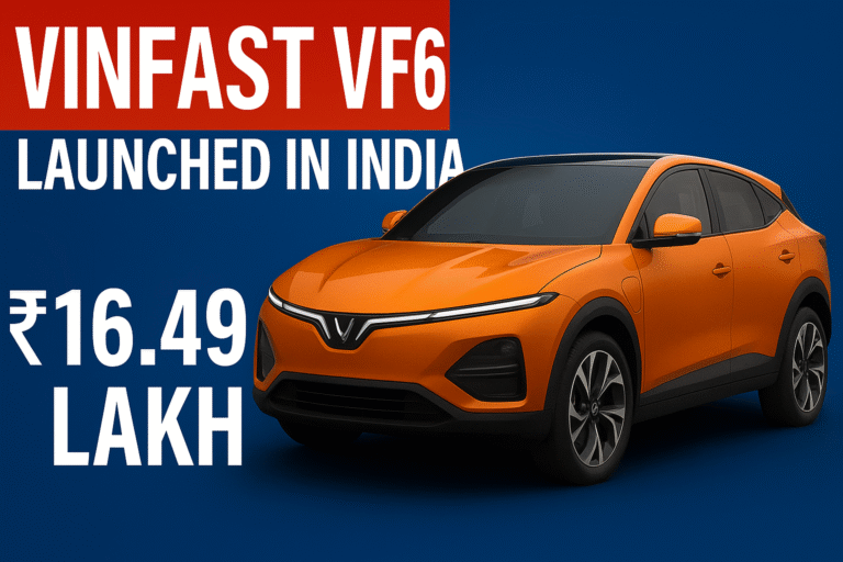 VinFast VF6 Electric SUV Launched in India – Price, Range and Features